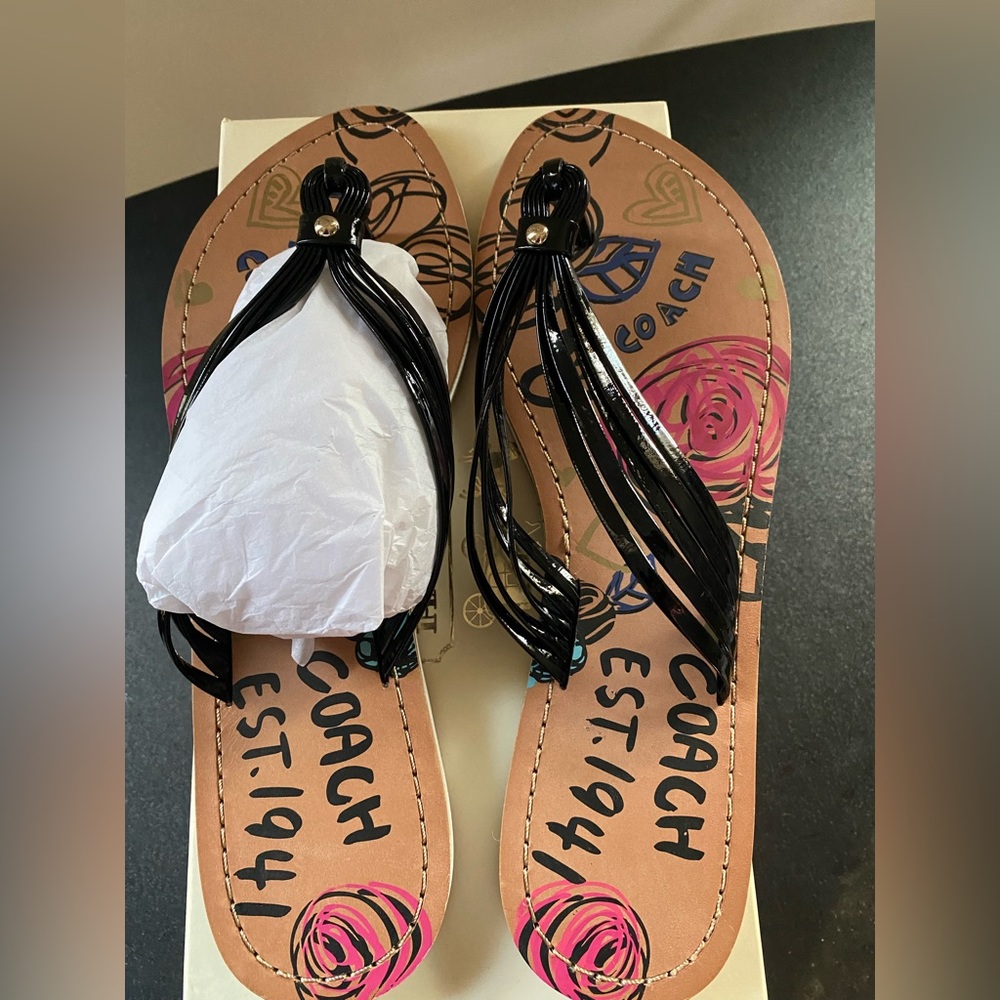 Coach Maria patent leather